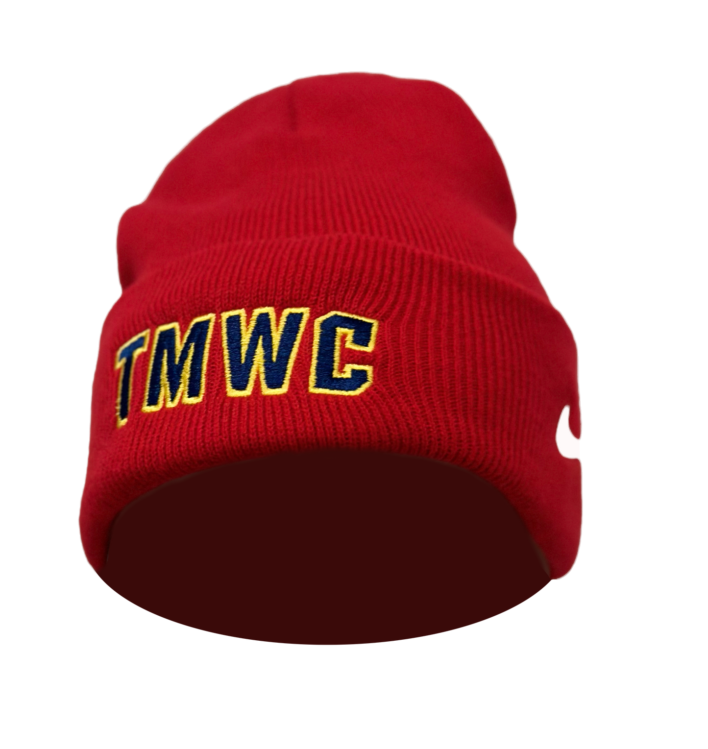 Red Nike TMWC Beanie