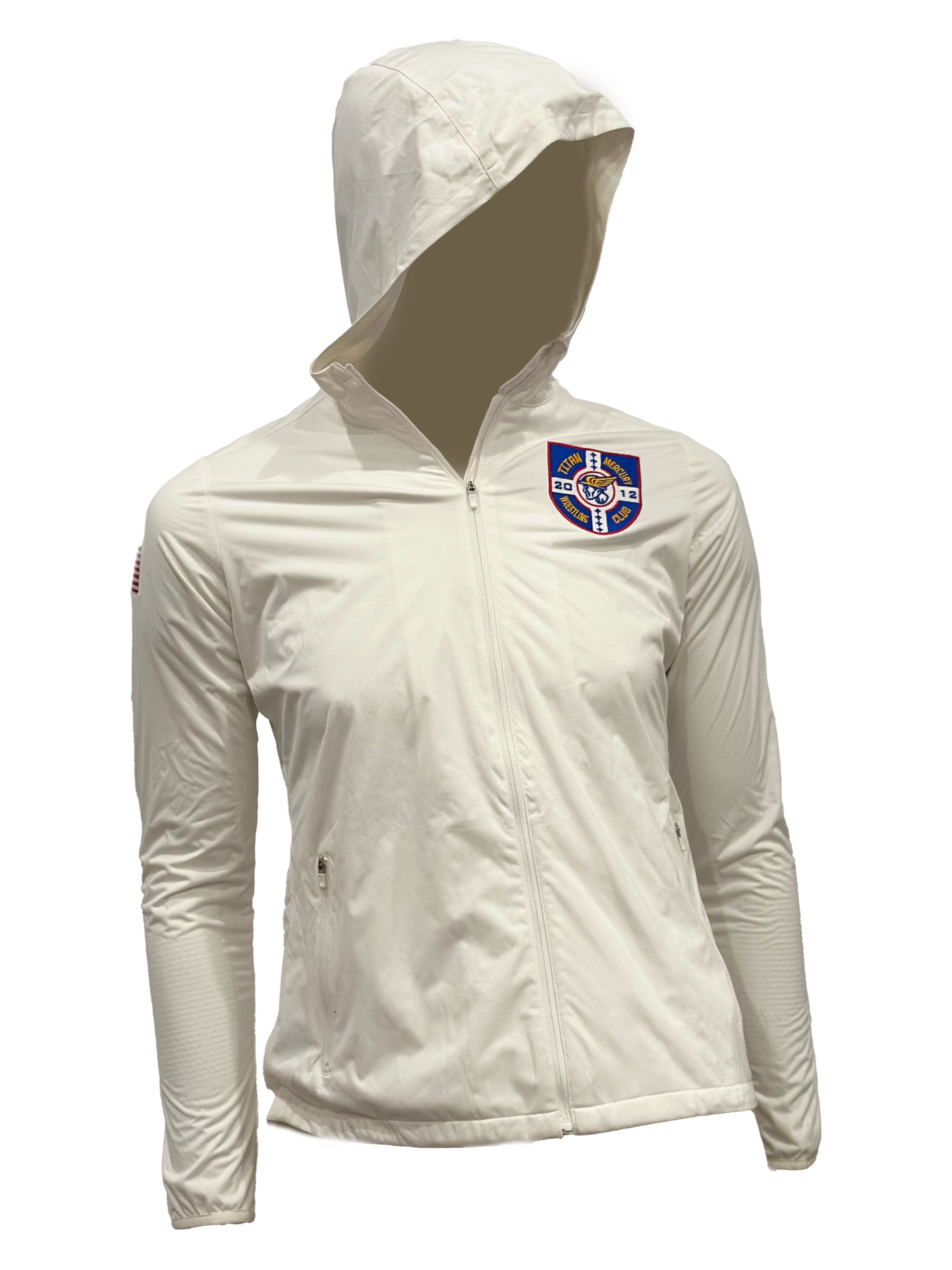 White Nike Women's Crest Jacket