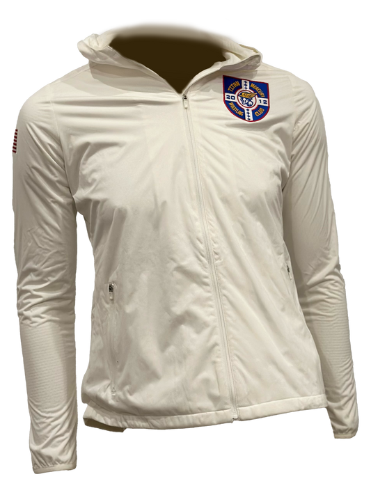White Nike Women's  Crest Jacket