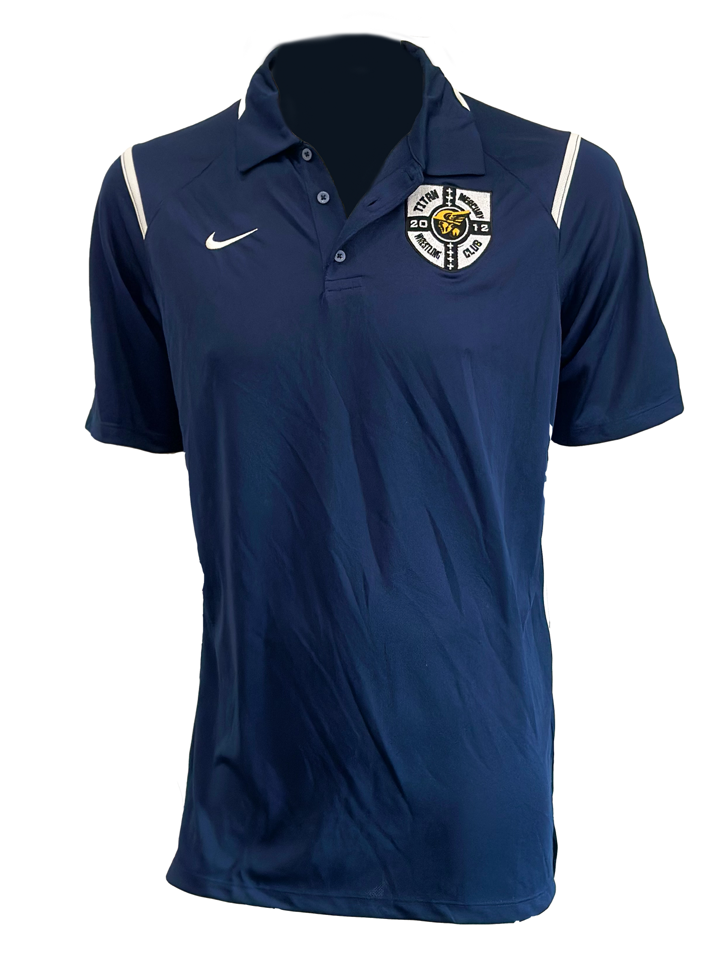 Navy Nike TMWC Crest Polo