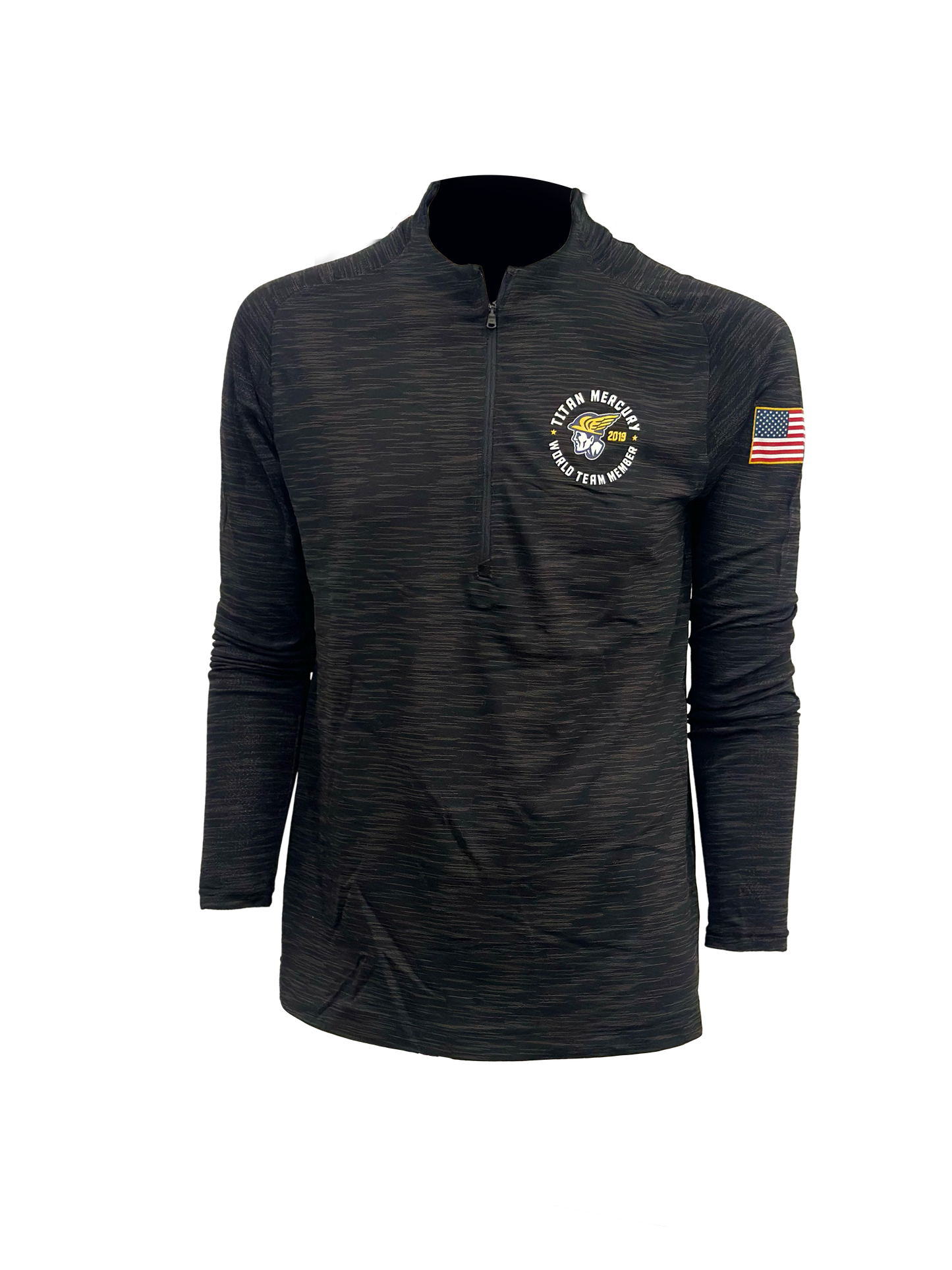 Black and Gold UA 2019 World Team Member 1/4 Zip