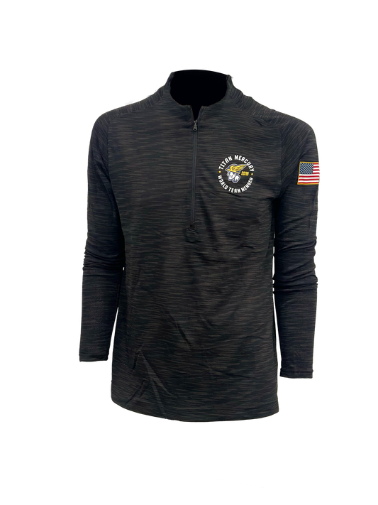 Black and Gold UA 2019 World Team Member 1/4 Zip