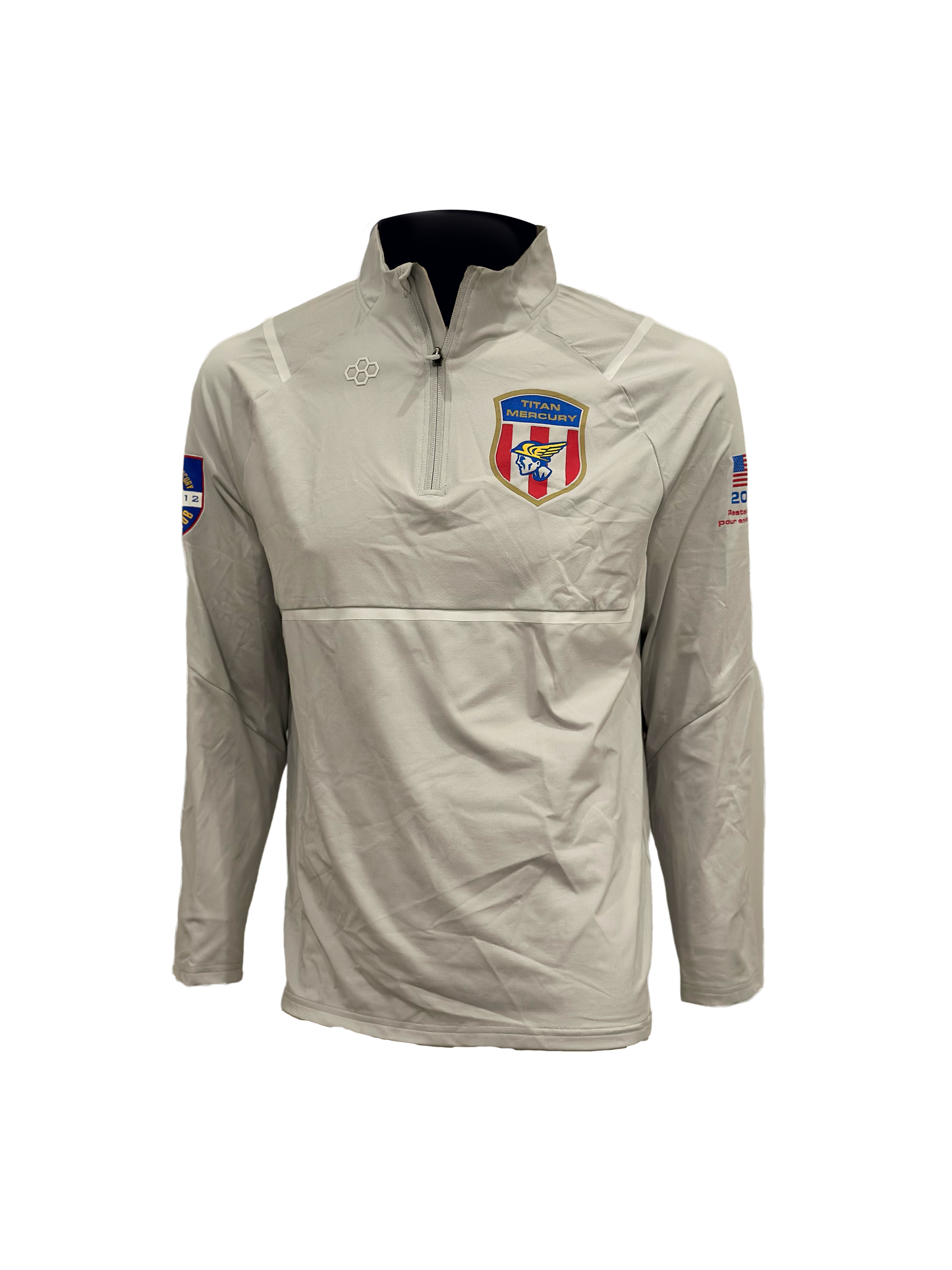 Light Grey  Rudis TMWC Olympic Team 1/4 Zip