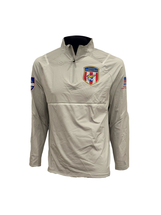 Light Grey  Rudis TMWC Olympic Team 1/4 Zip