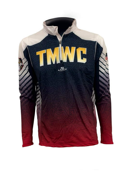 Navy and White Stars  Scraplife TMWC Sublimated 1/4 Zip