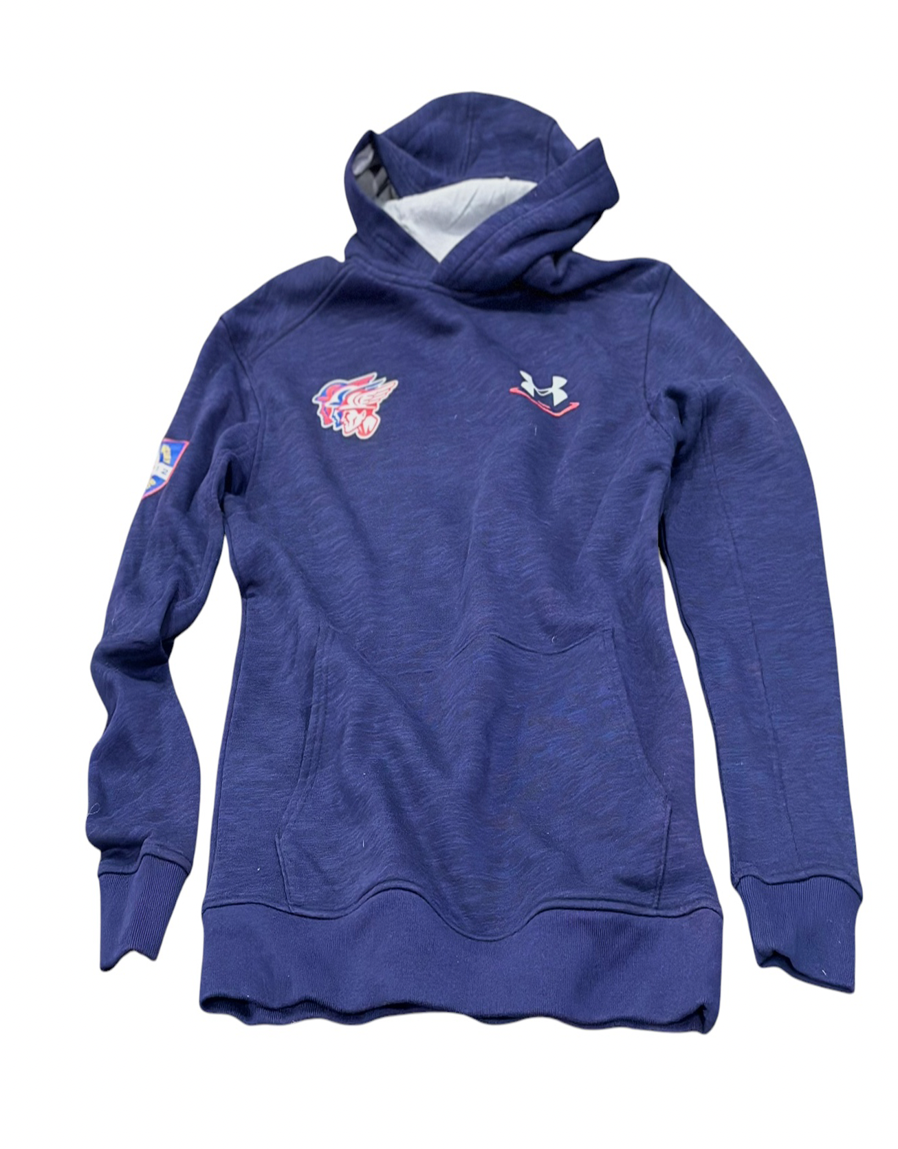 Navy UA 3 Head Hoodie