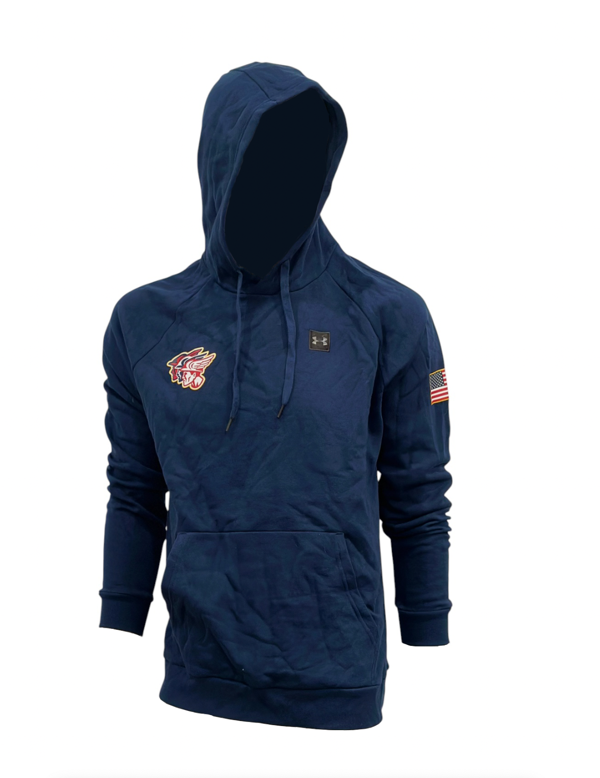 Navy UA 3 Head Red, White and Blue Hoodie