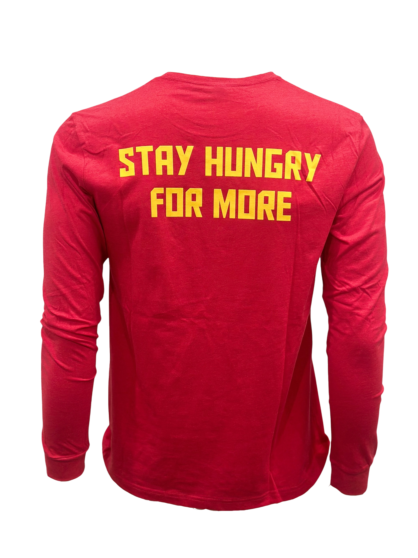 Red SL Long Sleeve White Mercury Head Tee