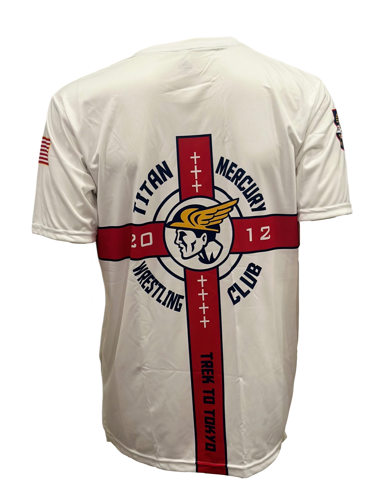 White SL Mercury Head Sublimated Team Shirt