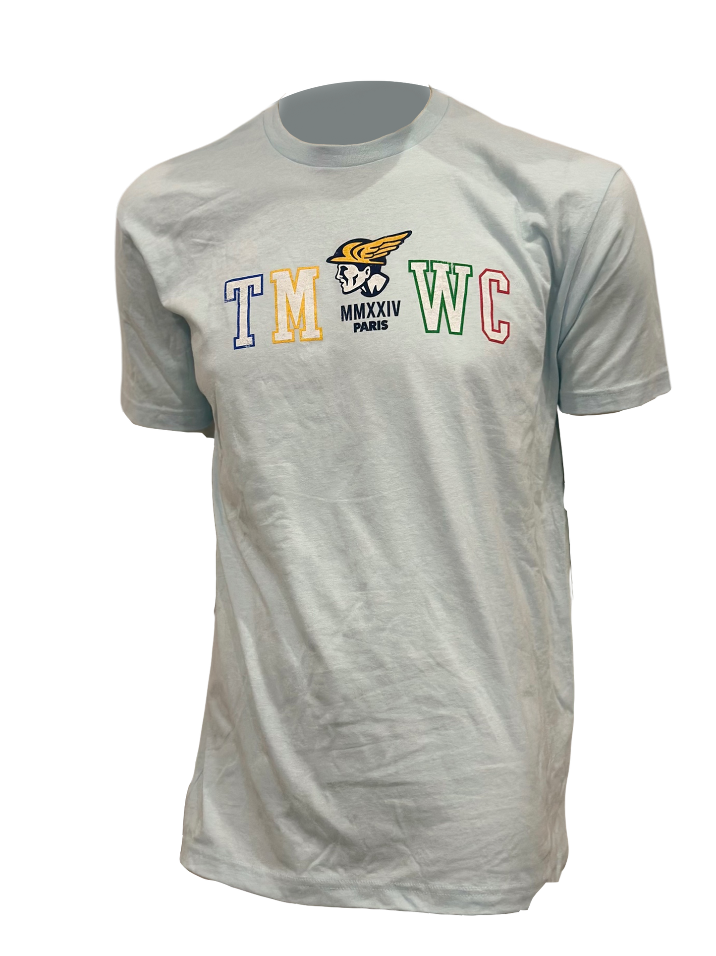 Light Blue TMWC Paris 2024 Olympic Tee