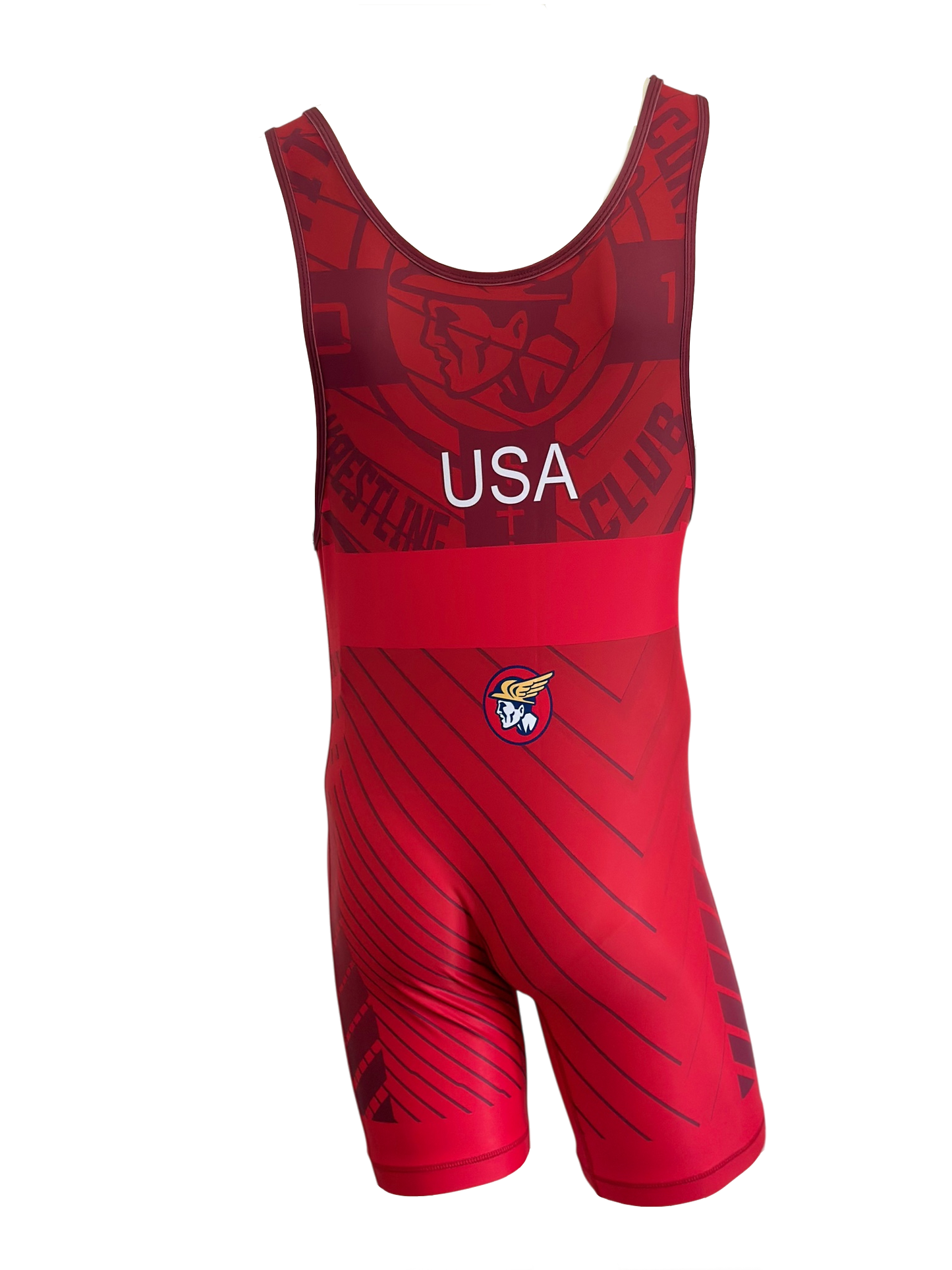 Spartan Red Crest Singlet