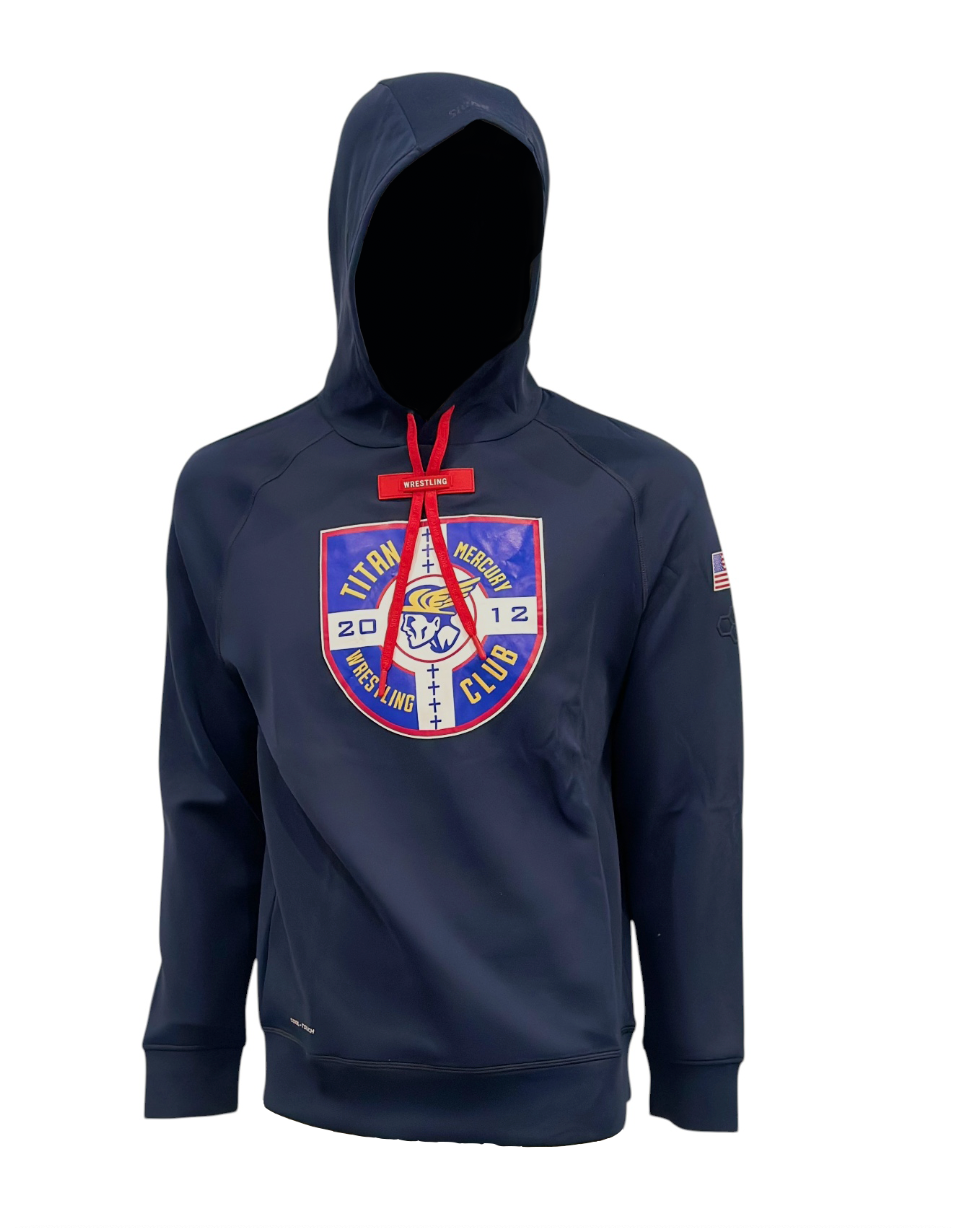 Navy Rudis TMWC Crest Climate Cool Hoodie