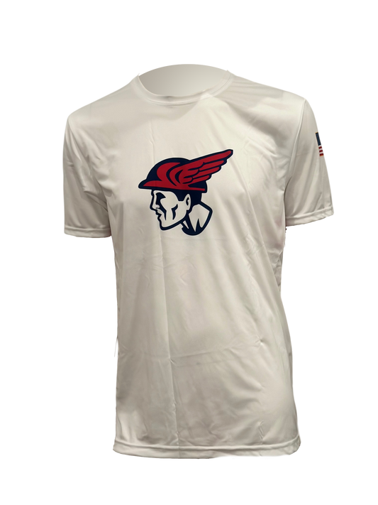 White SL Mercury Head Sublimated Team Shirt