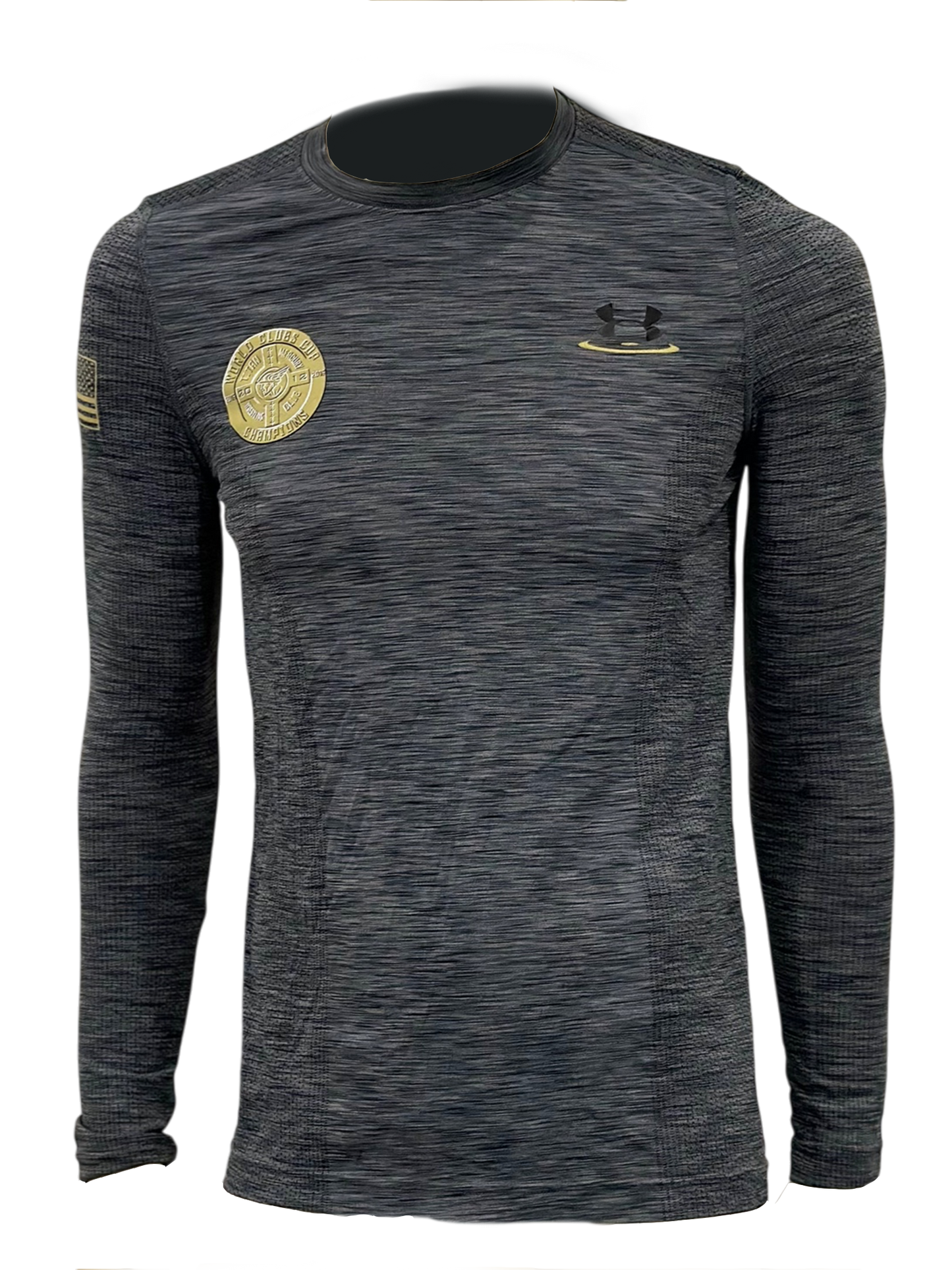 Grey UA World Clubs Cup Champions Longsleeve Threadborn Tee