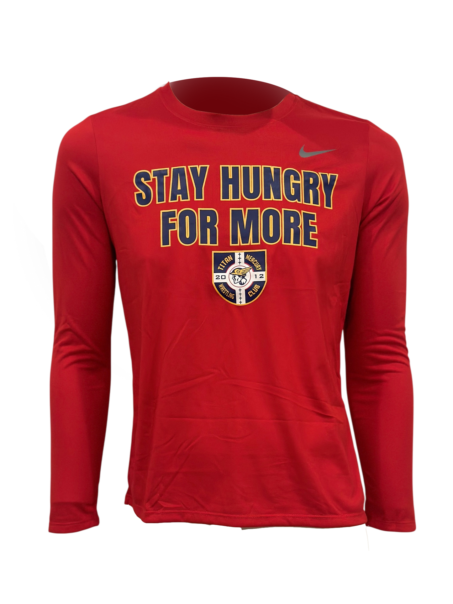 Nike Red TMWC STAY HUNGRY FOR MORE Shirt
