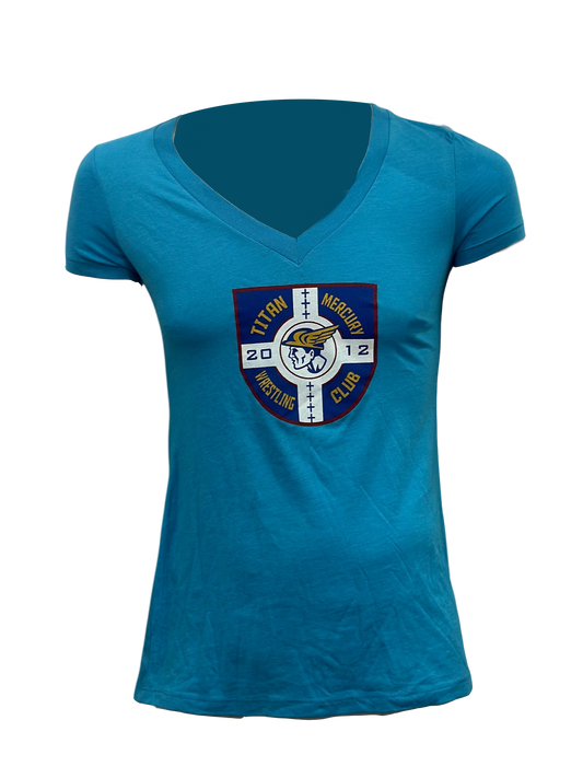 Turquoise Women's TMWC Crest Tee