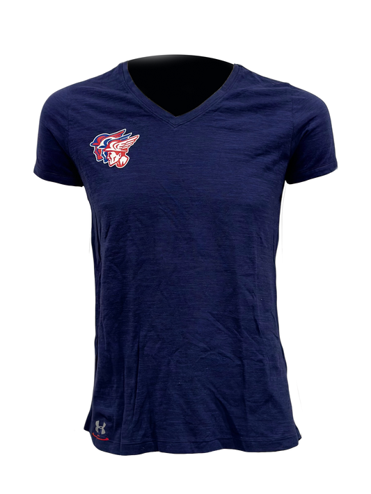 Blue UA Three Head Tee