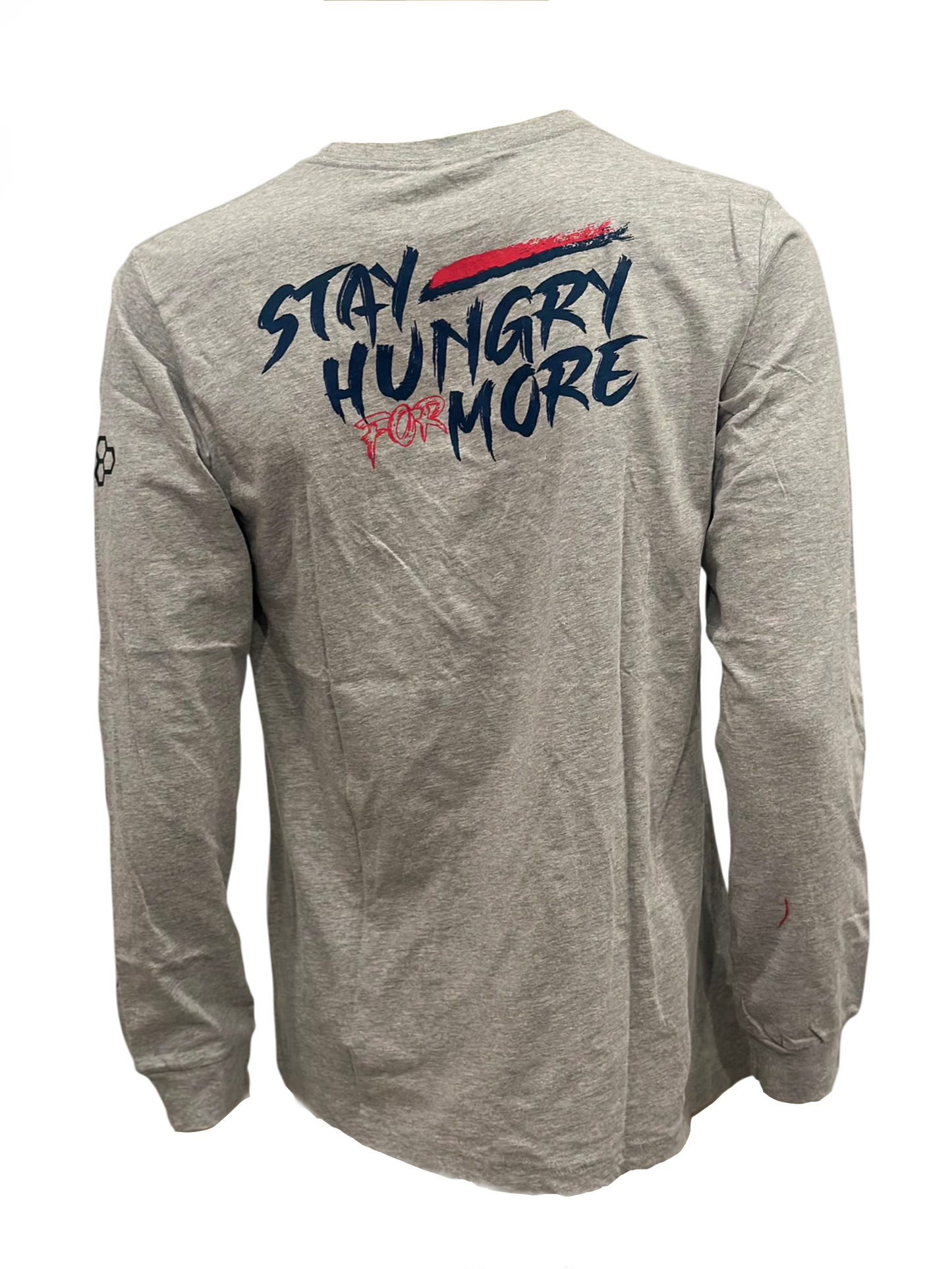 Grey Rudis Long Sleeve Collegiate Tee