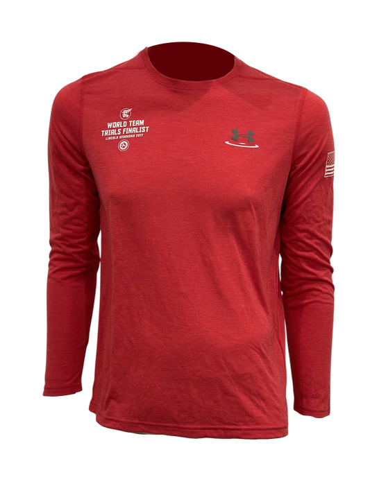 Red SL World Team Finalist Long Sleeve  Tee