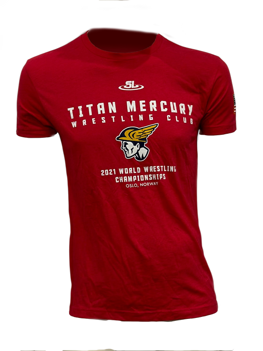 Red SL 2021 Wolrds  Tee