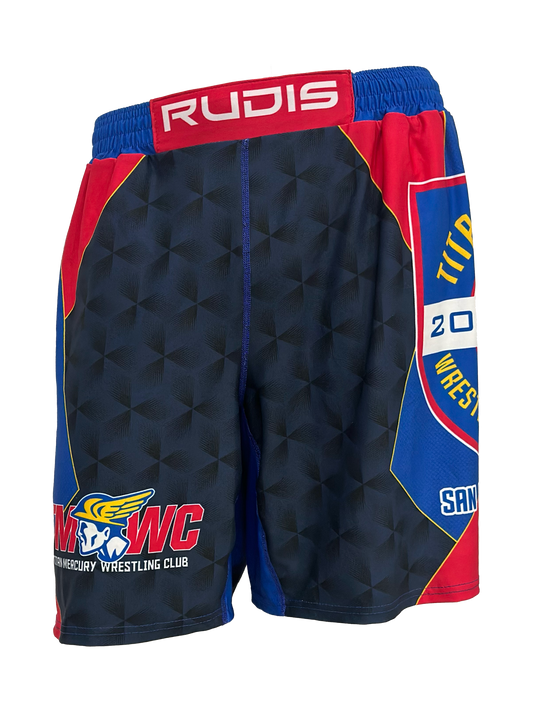 Royal and Red Rudis Board Shorts