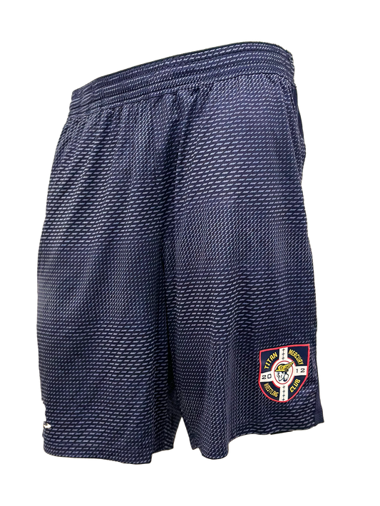 Navy Pattern UA Shorts w Pocket