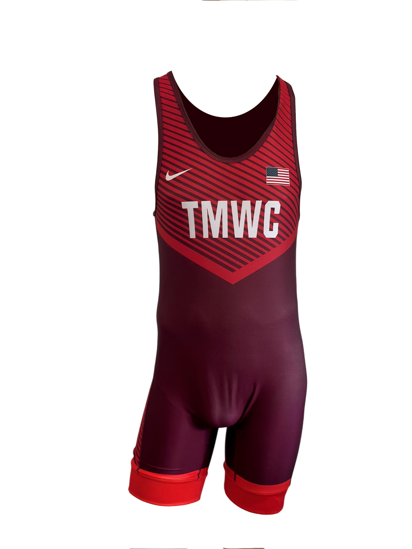 Nike Red Chevron  Singlet