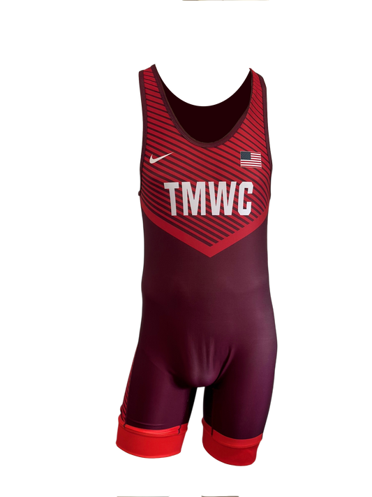 Nike Red Chevron  Singlet