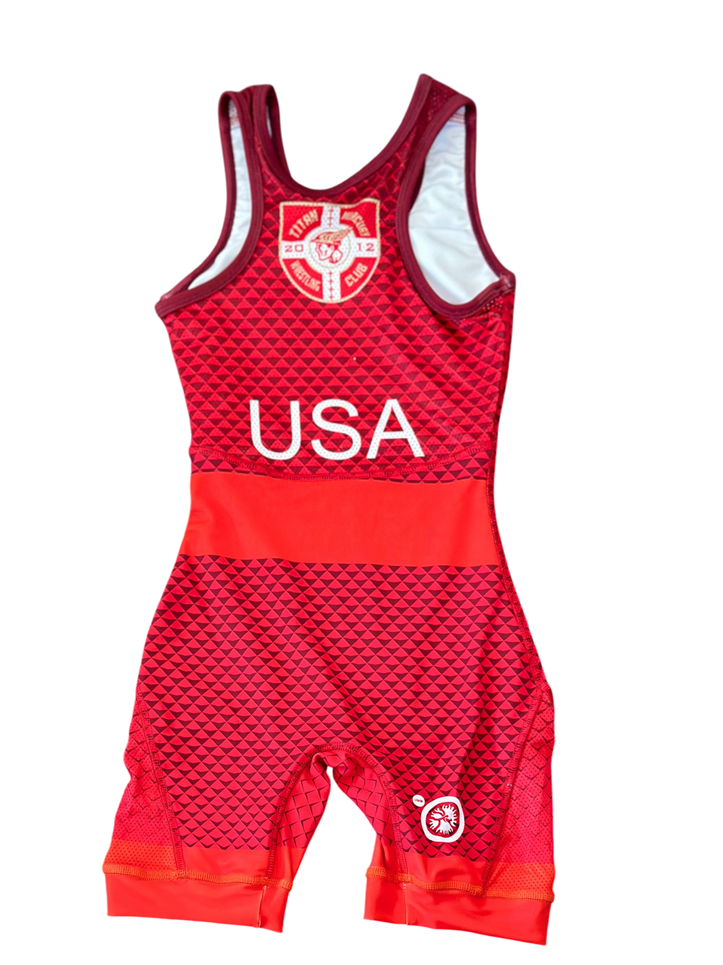 SL Red 3 Head Singlet