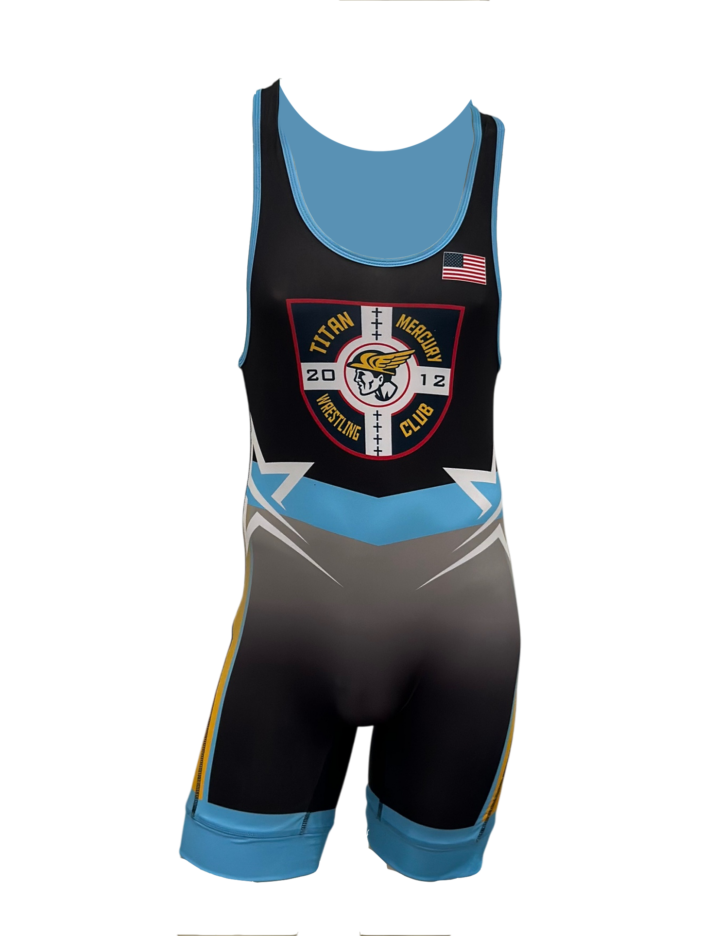 SL Blue Star and  Crest Singlet