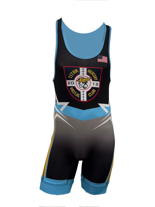 SL Blue Star and  Crest Singlet
