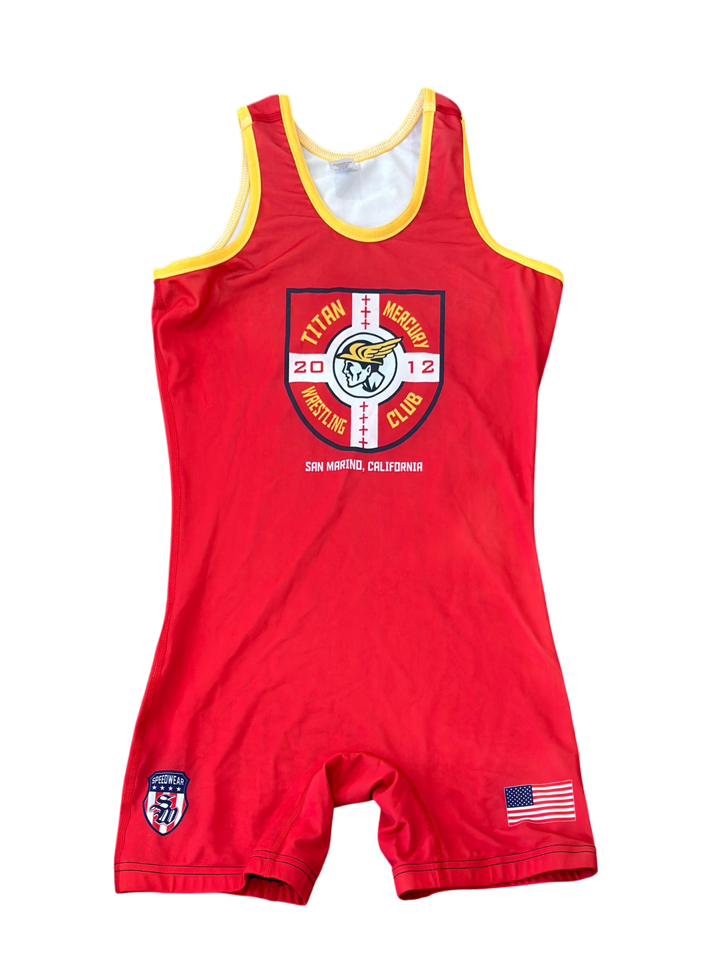 Women's  Red Crest Singlet