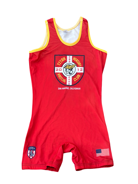 Women's  Red Crest Singlet