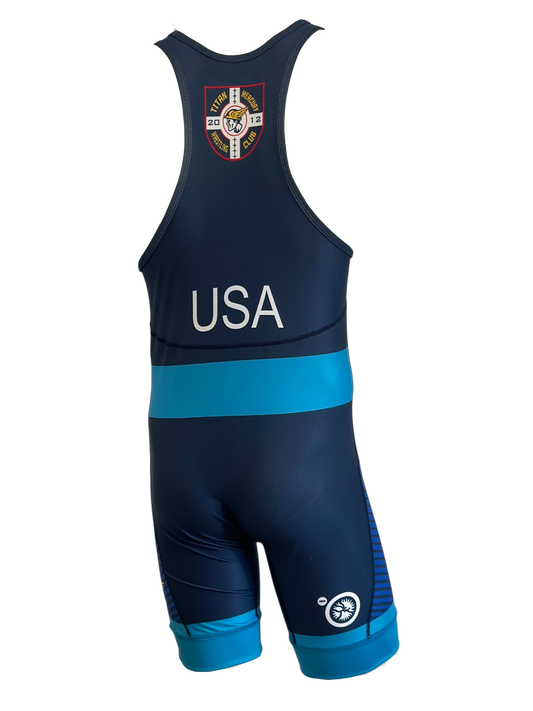 Nike Blue Chevron Singlet